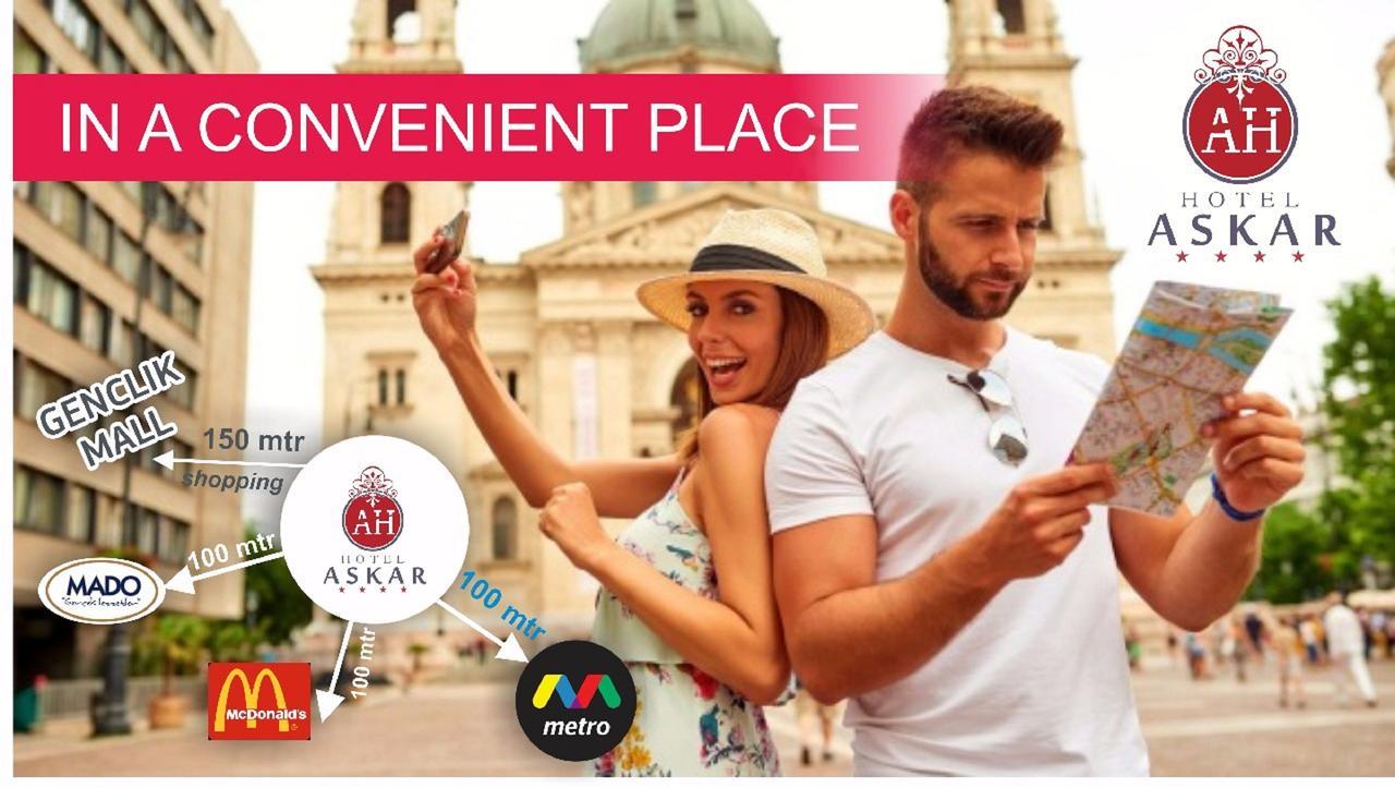Askar Hotel باكو المظهر الخارجي الصورة